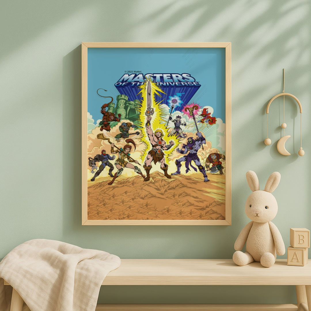 Masters of the Universe Heros Comic Book Cover Retro Wall Art wall - art - picture - poster