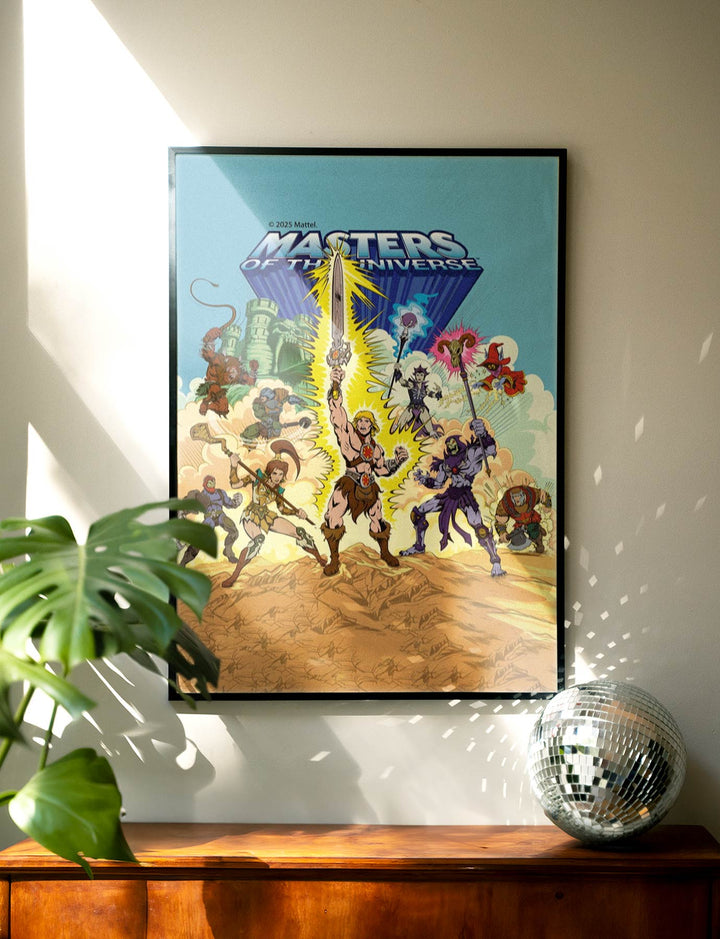 Masters of the Universe Heros Comic Book Cover Retro Wall Art wall - art - picture - poster
