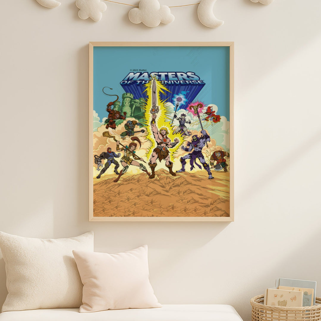 Masters of the Universe Heros Comic Book Cover Retro Wall Art wall - art - picture - poster