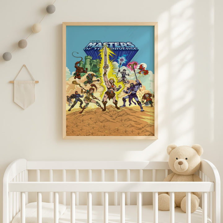 Masters of the Universe Heros Comic Book Cover Retro Wall Art wall - art - picture - poster