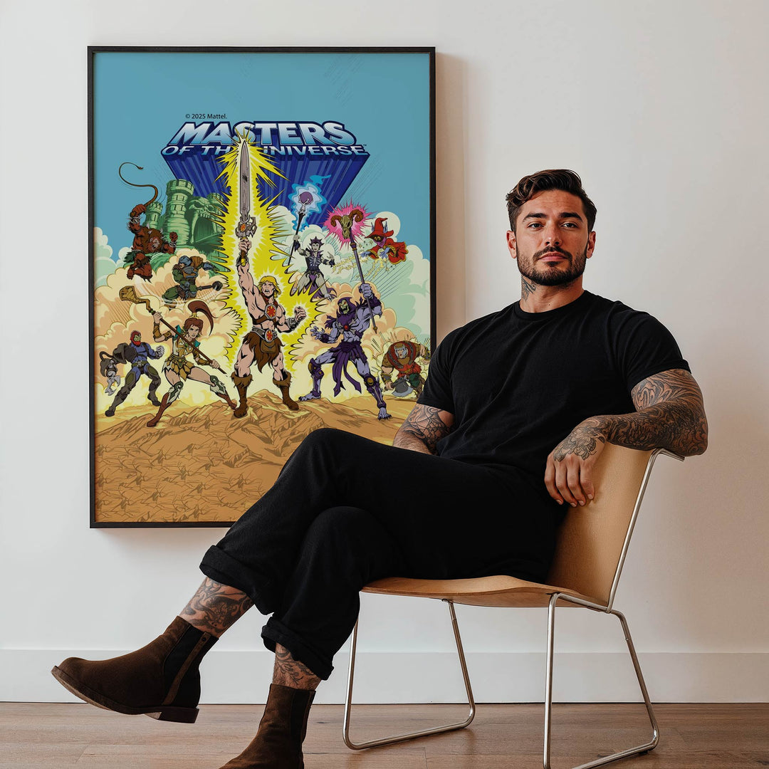 Masters of the Universe Heros Comic Book Cover Retro Wall Art wall - art - picture - poster