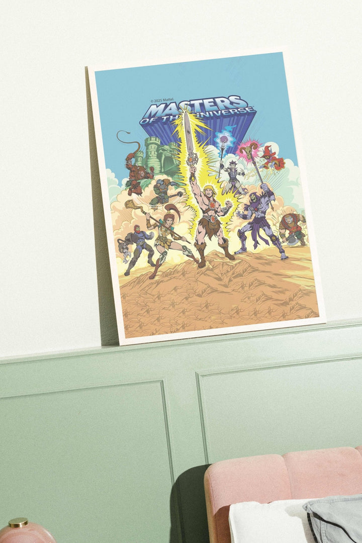 Masters of the Universe Heros Comic Book Cover Retro Wall Art wall - art - picture - poster