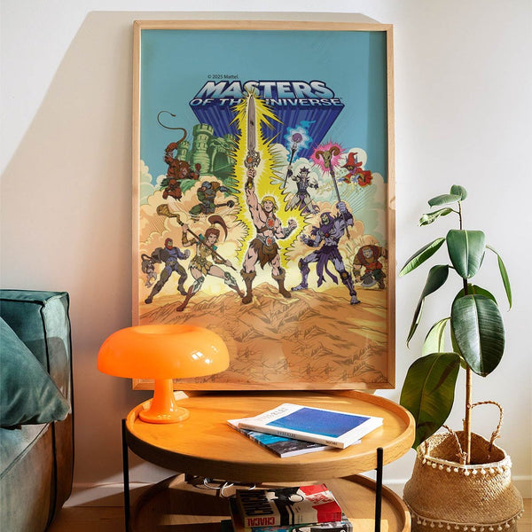 Masters of the Universe Heros Comic Book Cover Retro Wall Art