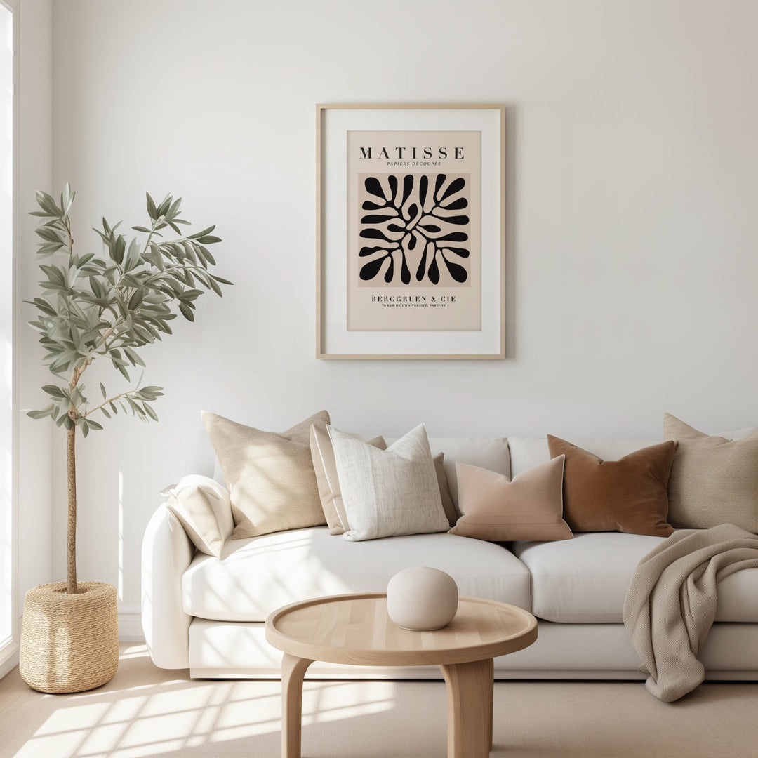 Matisse Blotch,livingroom,timber border.