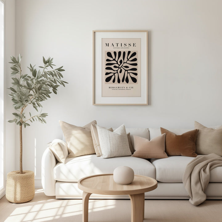 Matisse Blotch,livingroom,timber border.