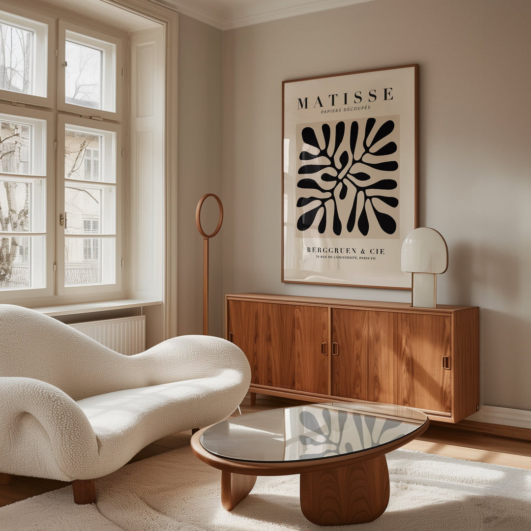 Matisse Blotch,livingroom,timber border.