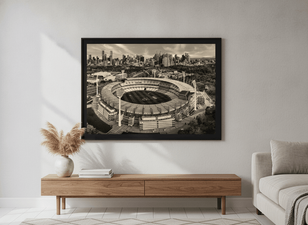 MCG Melbourne Black And White By L10