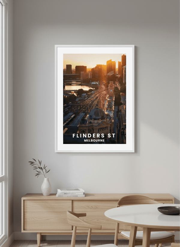 Flinders Travel Poster, Victoria by L10 | Art & Canvas Print