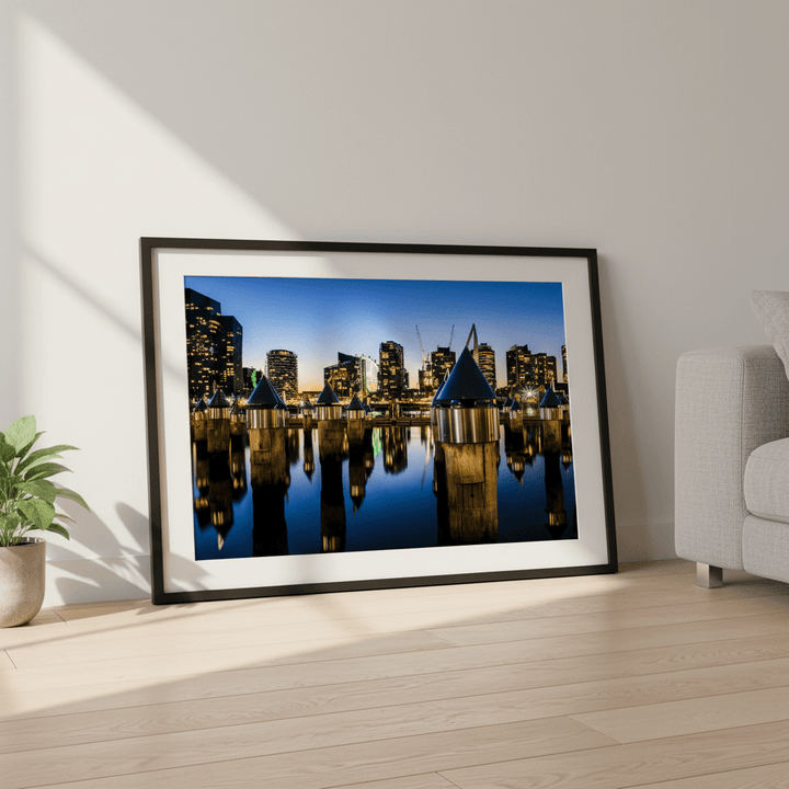 Melbourne Docklands at Blue Hour by Steven Scott wall - art - picture - poster