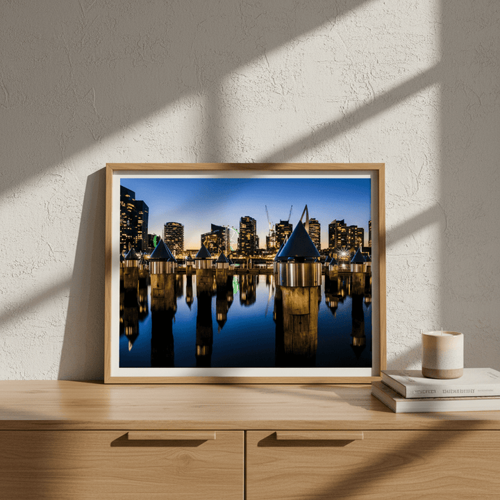 Melbourne Docklands at Blue Hour by Steven Scott wall - art - picture - poster