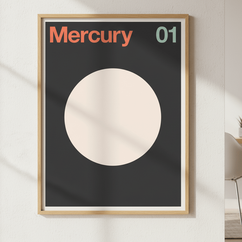 Mercury by Florent Bodart wall - art - picture - poster