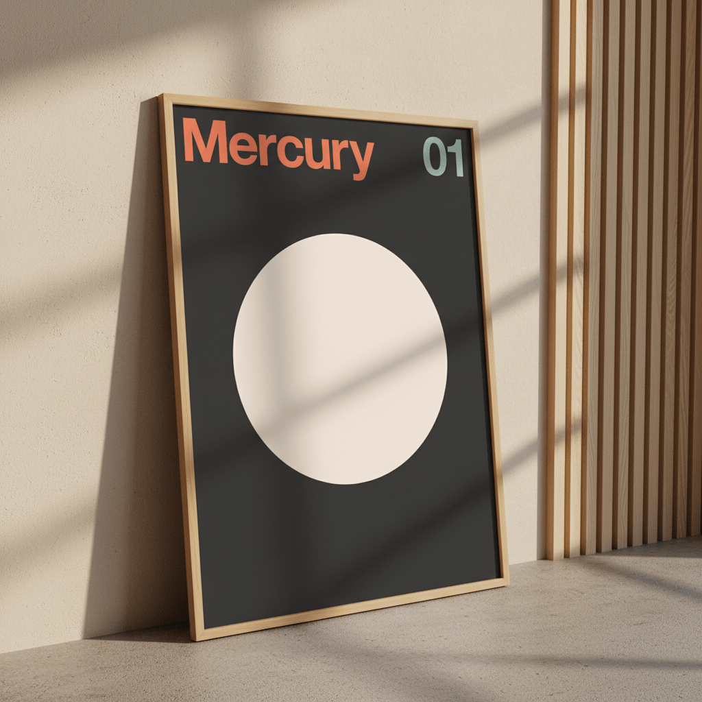 Mercury by Florent Bodart wall - art - picture - poster