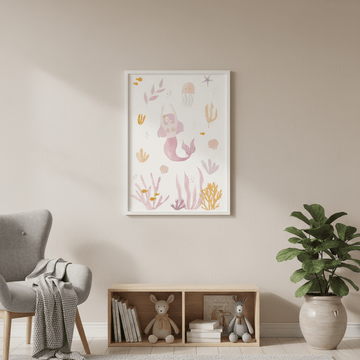 Mermaid by Menina Lisboa wall - art - picture - poster