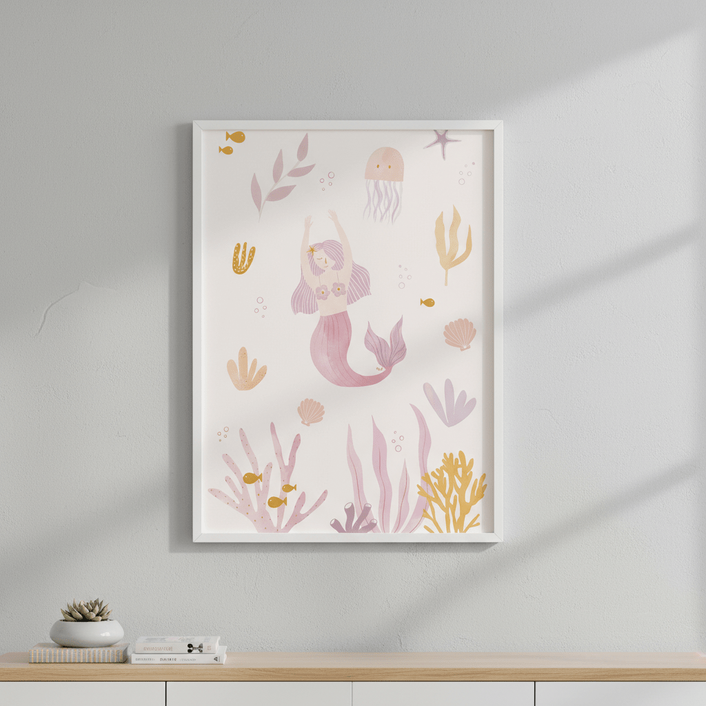 Mermaid by Menina Lisboa wall - art - picture - poster