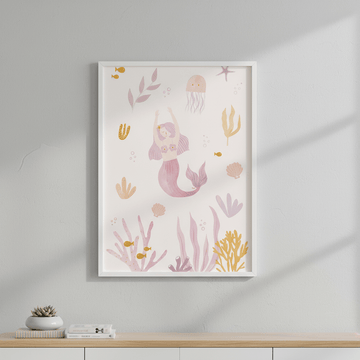 Mermaid by Menina Lisboa wall - art - picture - poster