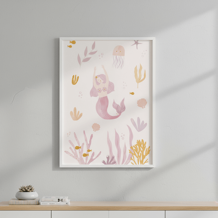 Mermaid by Menina Lisboa wall - art - picture - poster