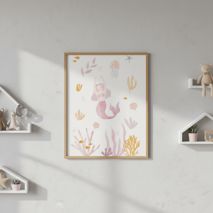 Mermaid by Menina Lisboa wall - art - picture - poster