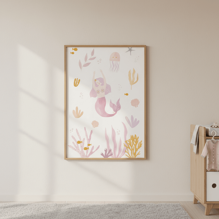 Mermaid by Menina Lisboa wall - art - picture - poster
