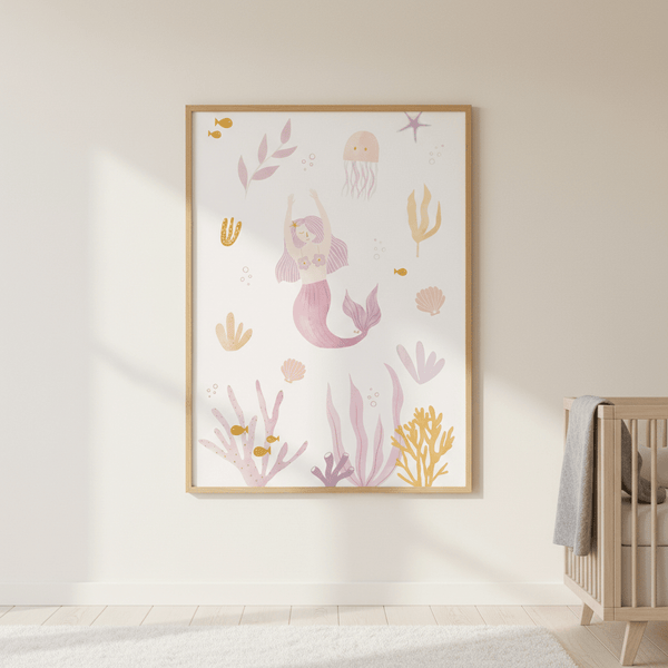 Mermaid by Menina Lisboa | Art & Canvas Print