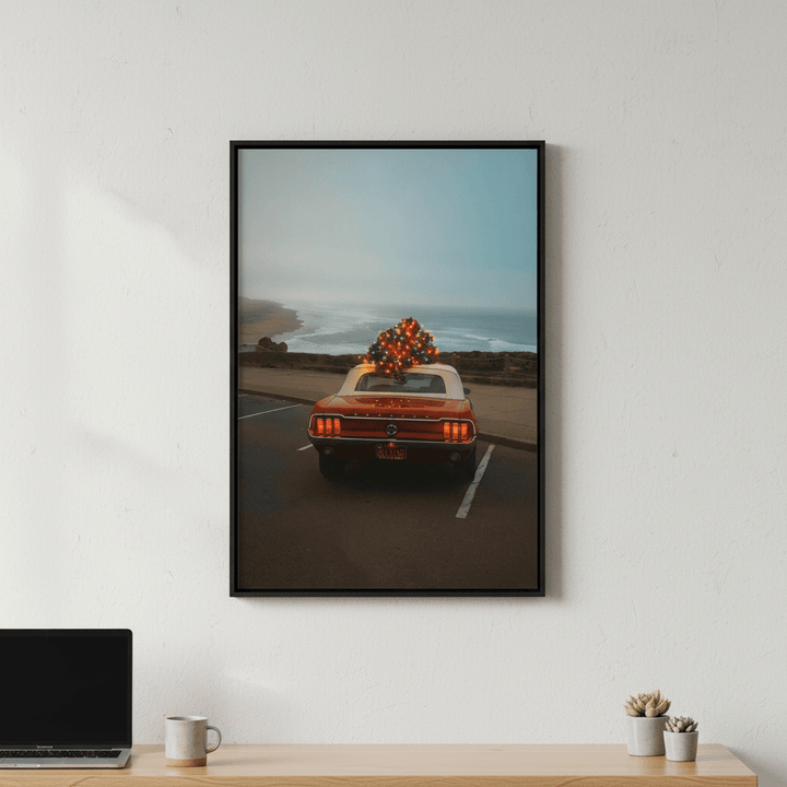 Merry Mustang by Gelica Peralta wall - art - picture - poster