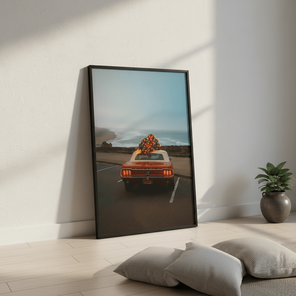Merry Mustang by Gelica Peralta wall - art - picture - poster