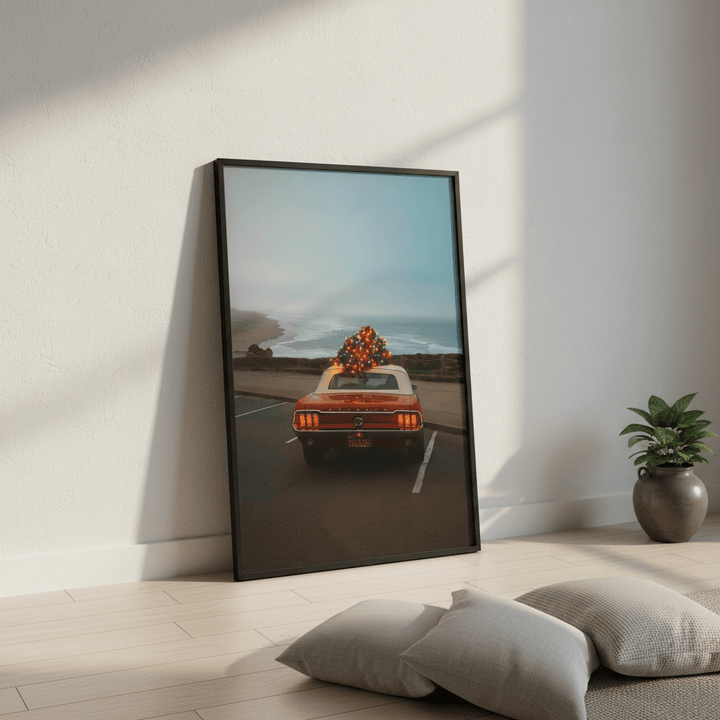 Merry Mustang by Gelica Peralta wall - art - picture - poster
