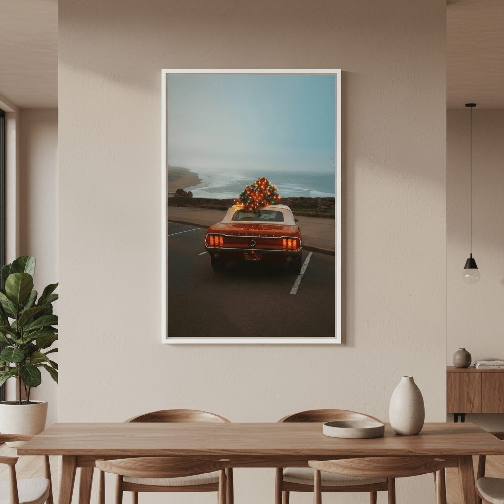 Merry Mustang by Gelica Peralta wall - art - picture - poster