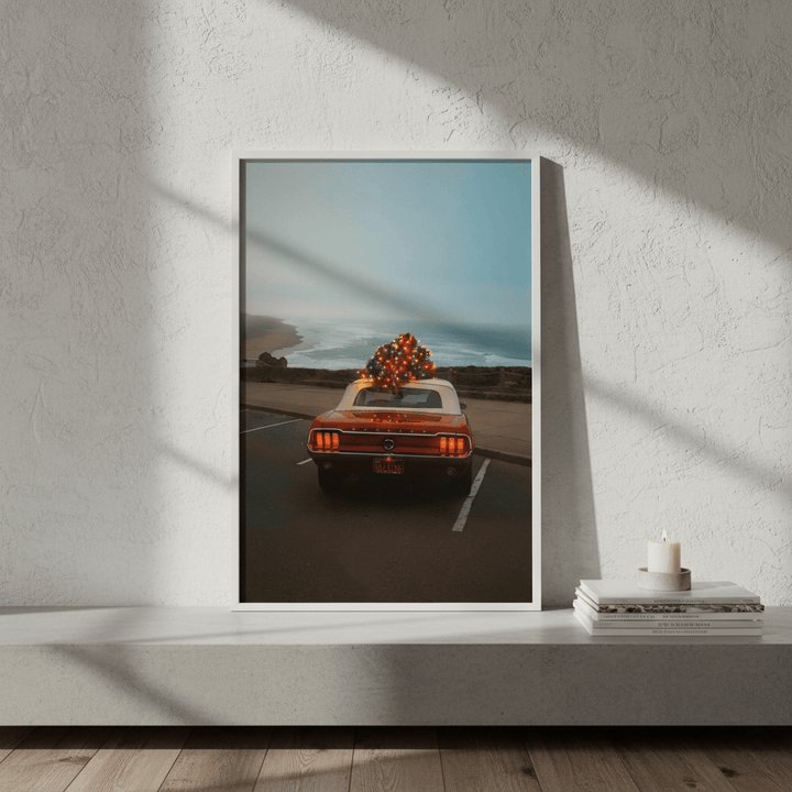 Merry Mustang by Gelica Peralta wall - art - picture - poster