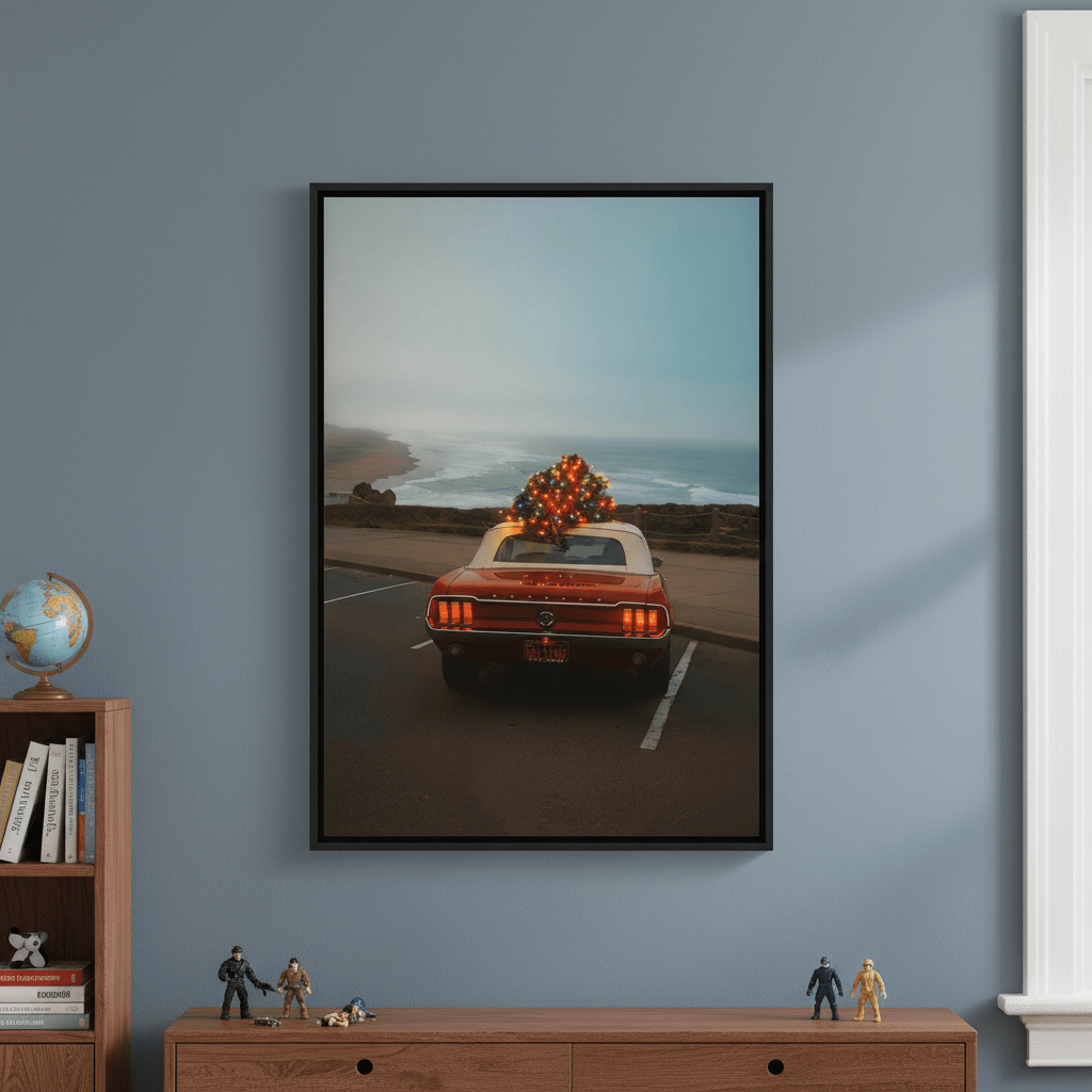 Merry Mustang by Gelica Peralta wall - art - picture - poster