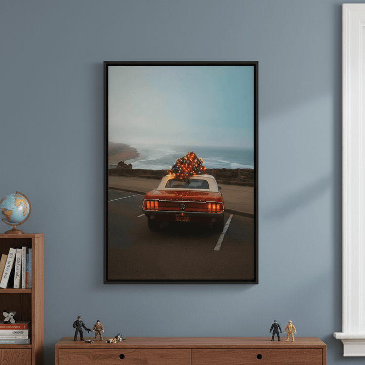 Merry Mustang by Gelica Peralta wall - art - picture - poster