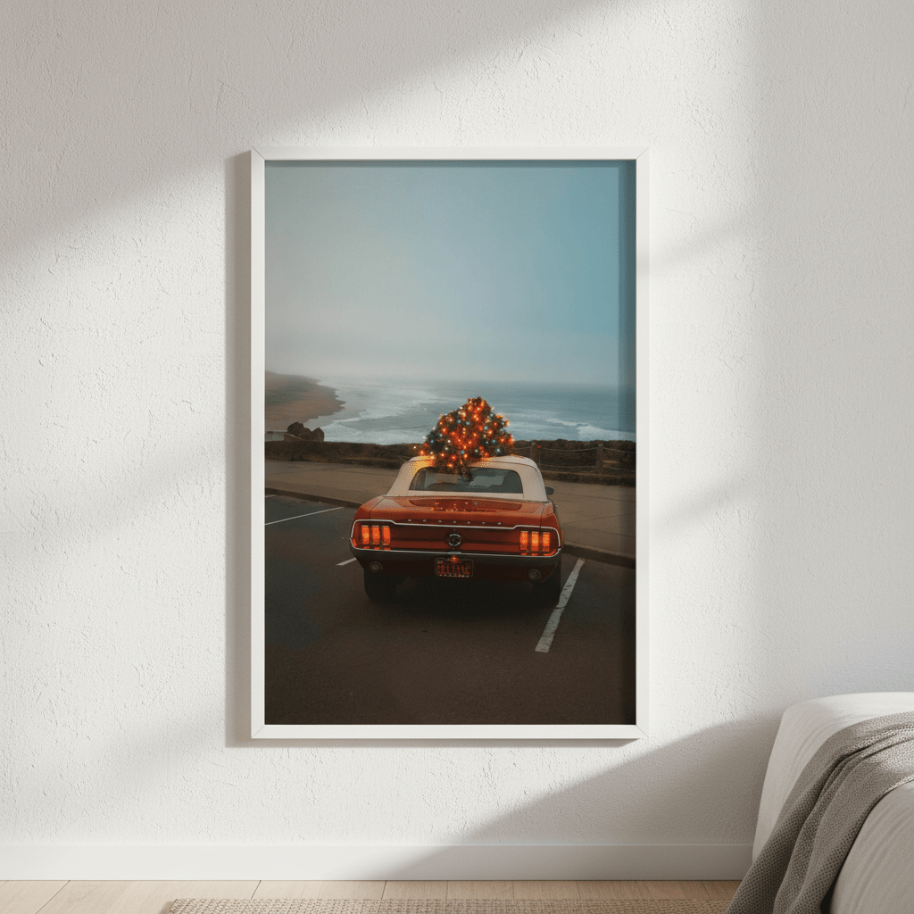 Merry Mustang by Gelica Peralta wall - art - picture - poster