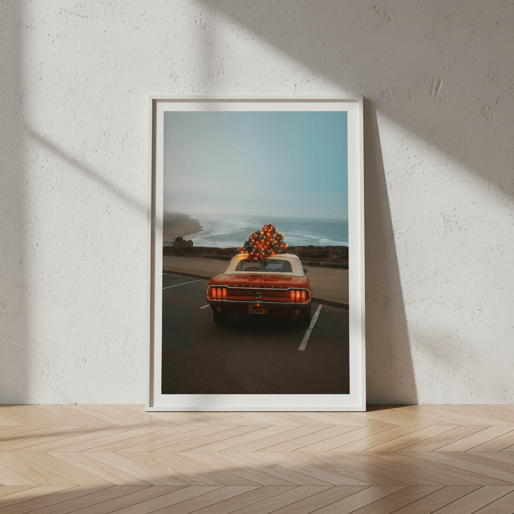 Merry Mustang by Gelica Peralta wall - art - picture - poster