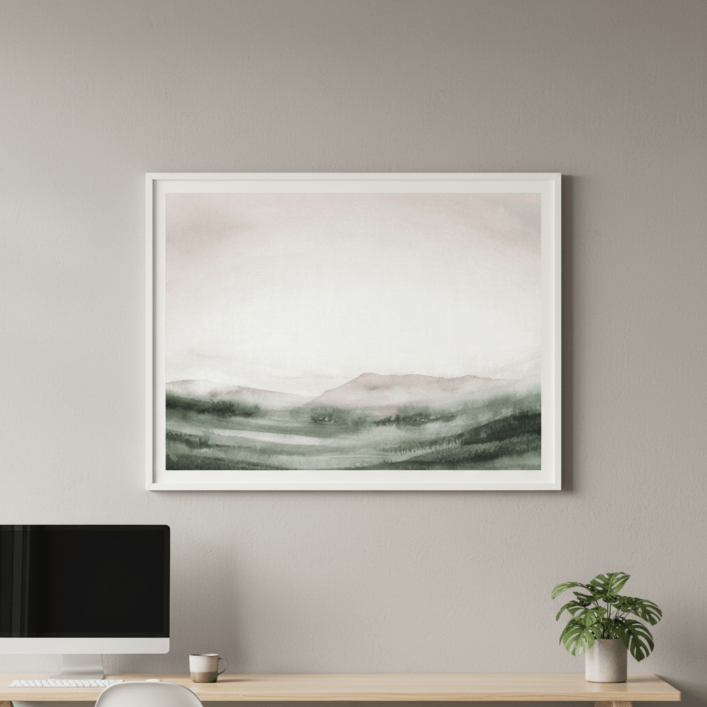 Midlands by Deer Muskeeter wall - art - picture - poster