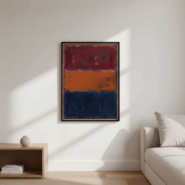 Midnight Ember Abstract Wall Art Painting Inspired by Mark Rothko wall - art - picture - poster