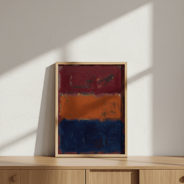 Midnight Ember Abstract Wall Art Painting Inspired by Mark Rothko wall - art - picture - poster