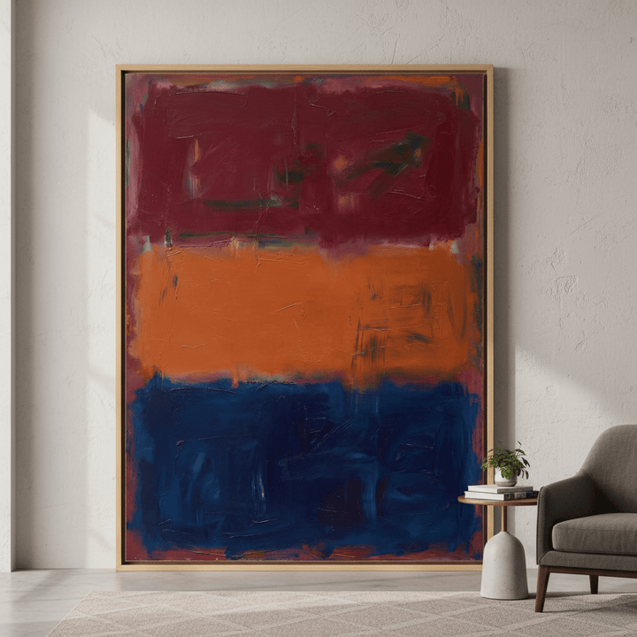 Midnight Ember Abstract Wall Art Painting Inspired by Mark Rothko wall - art - picture - poster