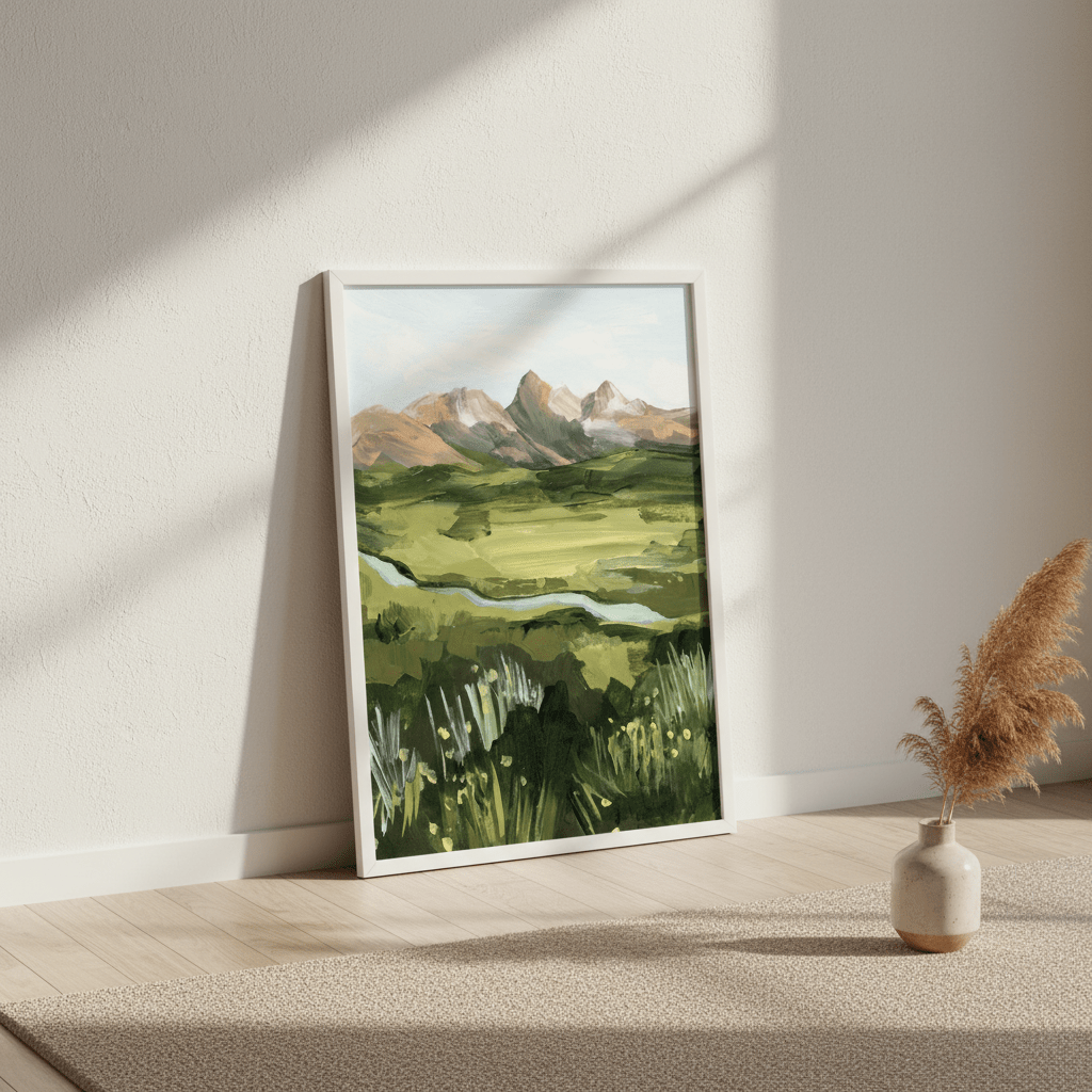 Mirrored Range by Meredith O'Neal wall - art - picture - poster