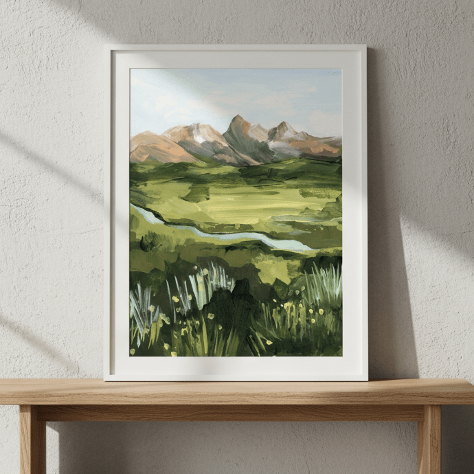 Mirrored Range by Meredith O'Neal wall - art - picture - poster