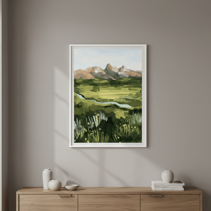 Mirrored Range by Meredith O'Neal wall - art - picture - poster