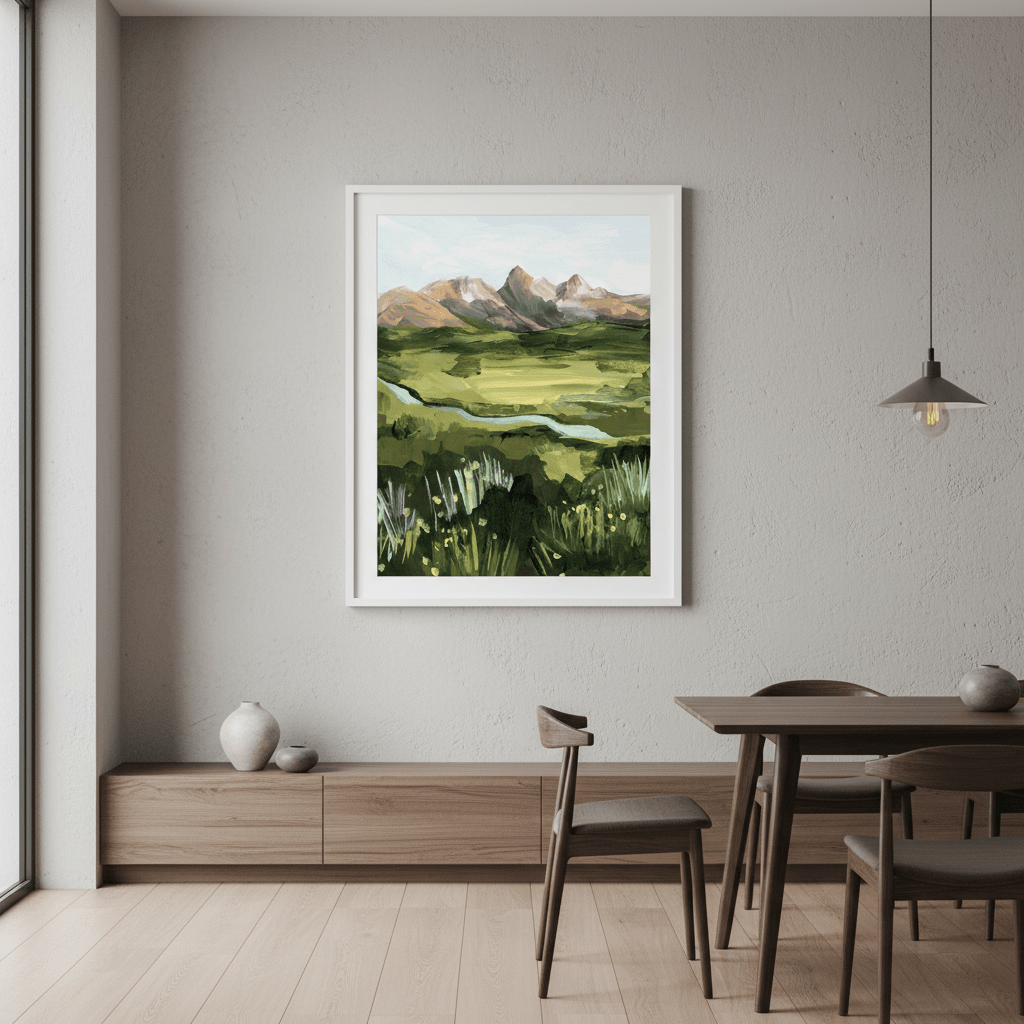 Mirrored Range by Meredith O'Neal wall - art - picture - poster