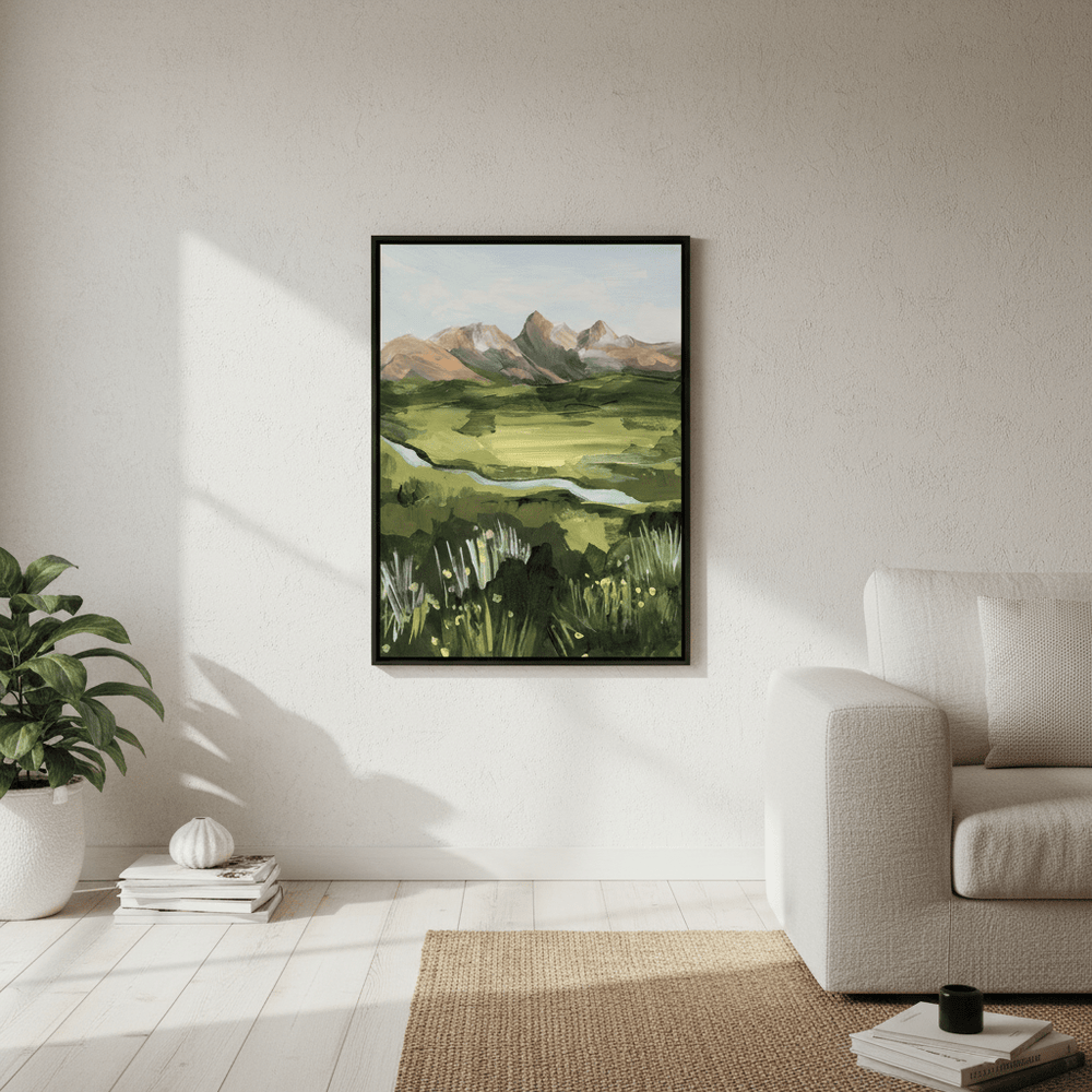 Mirrored Range by Meredith O'Neal wall - art - picture - poster