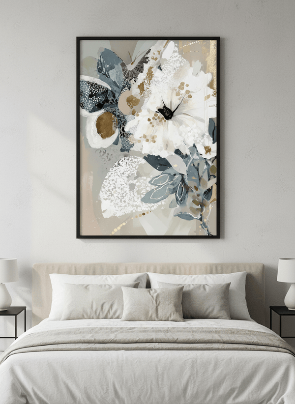 Mistwing Abstract by Bella Eve | Art & Canvas Print