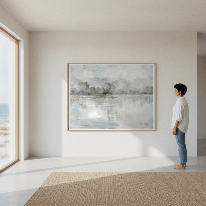 Misty Grays by Julia Cheney wall - art - picture - poster