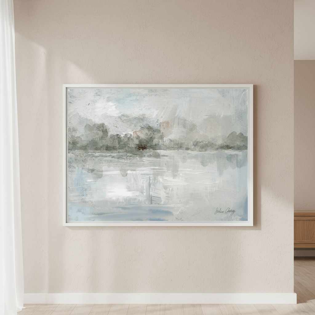 Misty Grays by Julia Cheney wall - art - picture - poster
