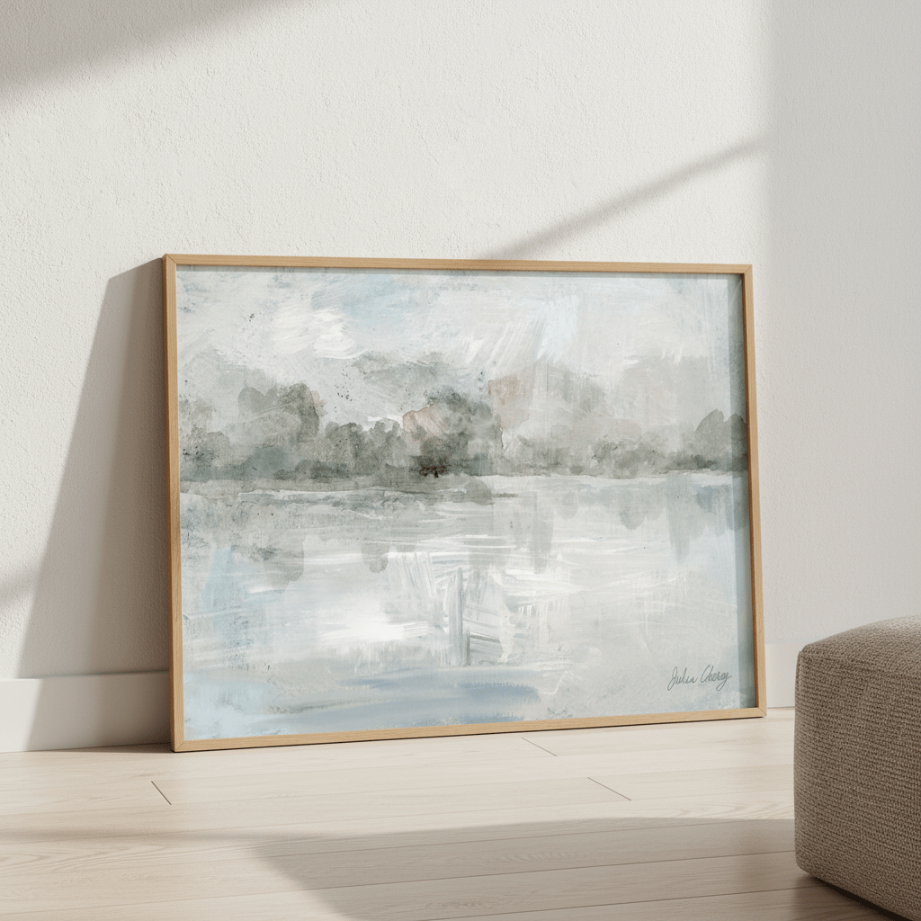 Misty Grays by Julia Cheney wall - art - picture - poster