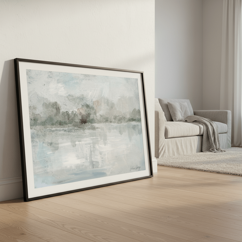 Misty Grays by Julia Cheney wall - art - picture - poster