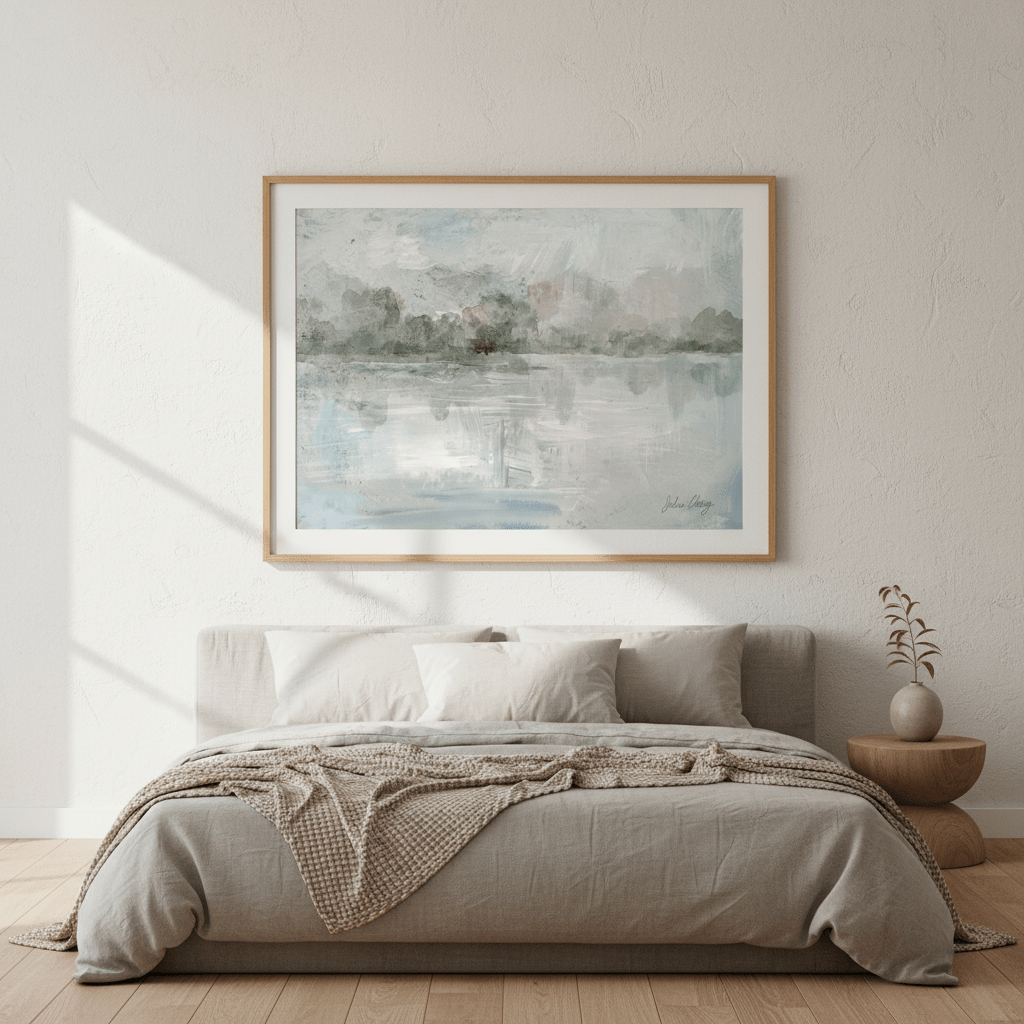 Misty Grays by Julia Cheney wall - art - picture - poster