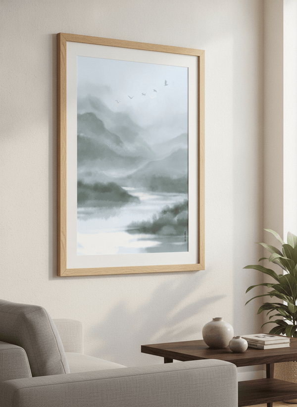 Misty Mountains and Wandering Birds By Mikoko