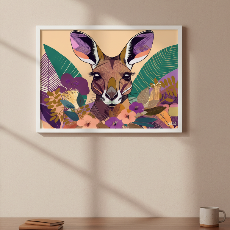 Empyreal Kangaroo by Inkheart Designs