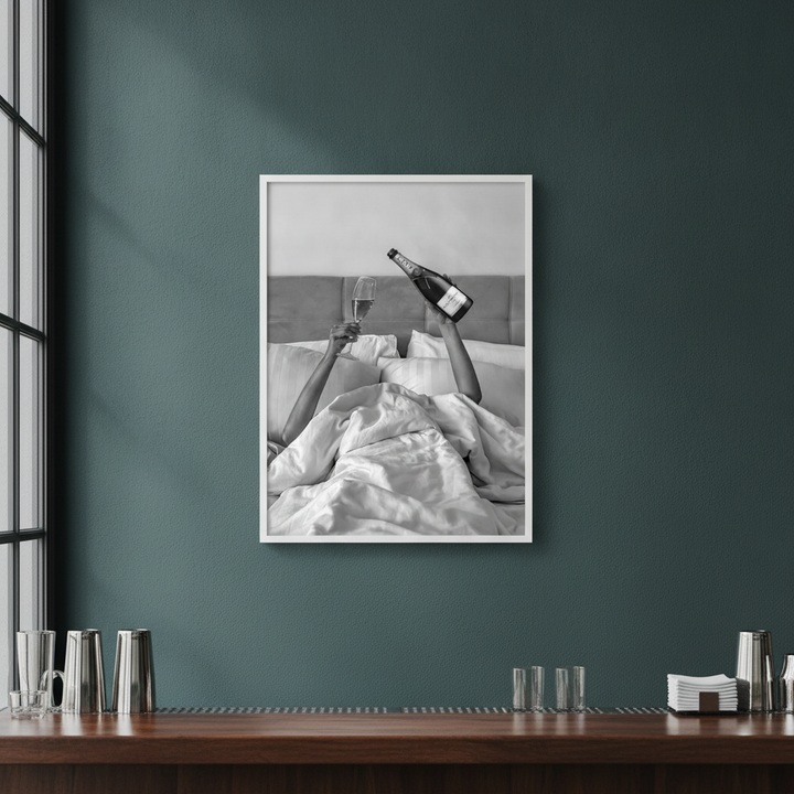 Champagne Bed and Breakfast Photograph Wall
